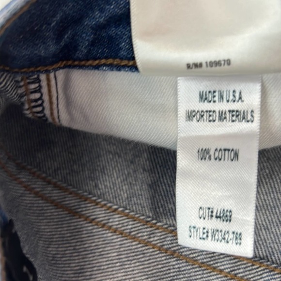 Goldsign straight blue jeans Size - 30 Waist - Picture 9 of 9